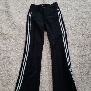 Retro Liquid Clothing black w/white stripe pants